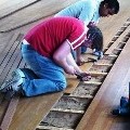 CLICK HERE TO SEE PHOTOGRAPHS OF THE REPAIRS & REFURBISHMENT TO THE MAIN HALL FLOOR (DAMAGE CAUSED FOLLOWING CLOSURE OF THE HALL IN OCTOBER 2009)